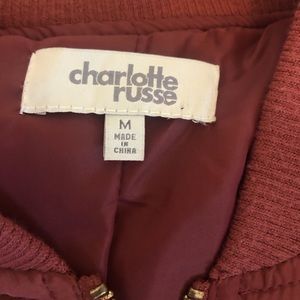 Charlotte Russe bomber jacket
